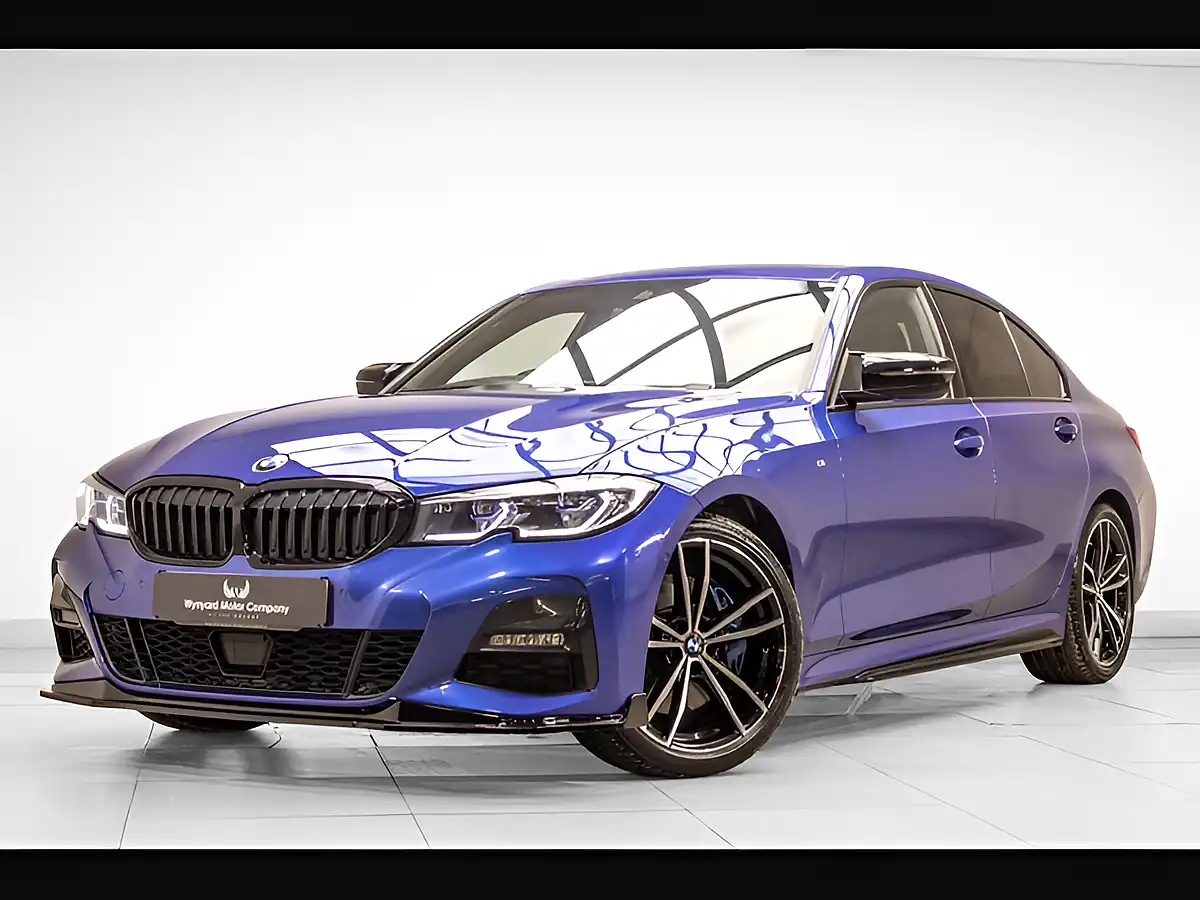 Used 2019 BMW 3 Series M Sport Portimao Blue - Front View
