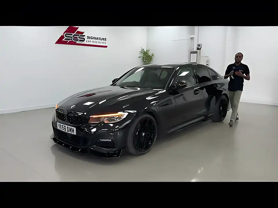 Used 2019 BMW 3 Series M Sport Sapphire Black - Interior and Exterior details 20