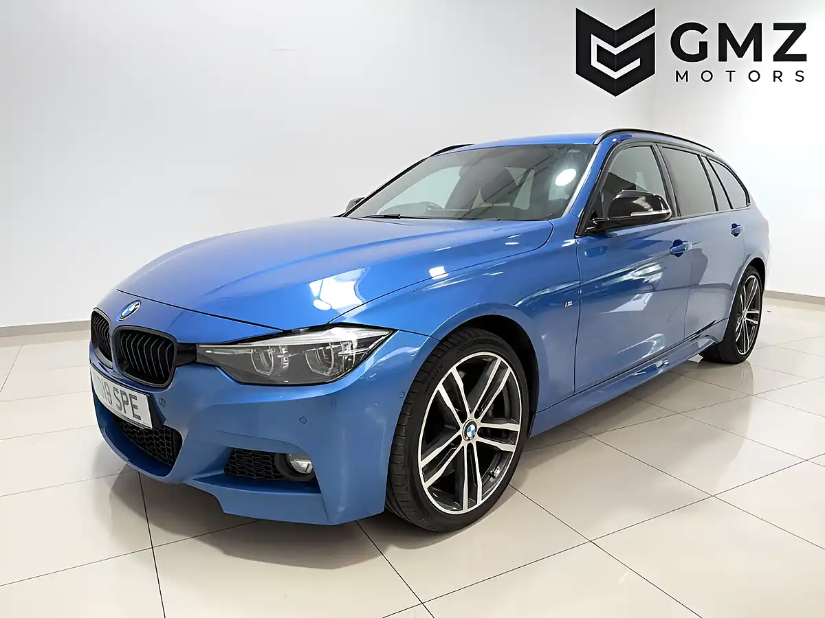 Used 2019 BMW 3 Series M Sport Shadow Edition Estoril Blue - Interior and Exterior details 3