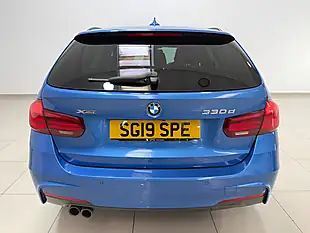 Used 2019 BMW 3 Series M Sport Shadow Edition Estoril Blue - Interior and Exterior details 8