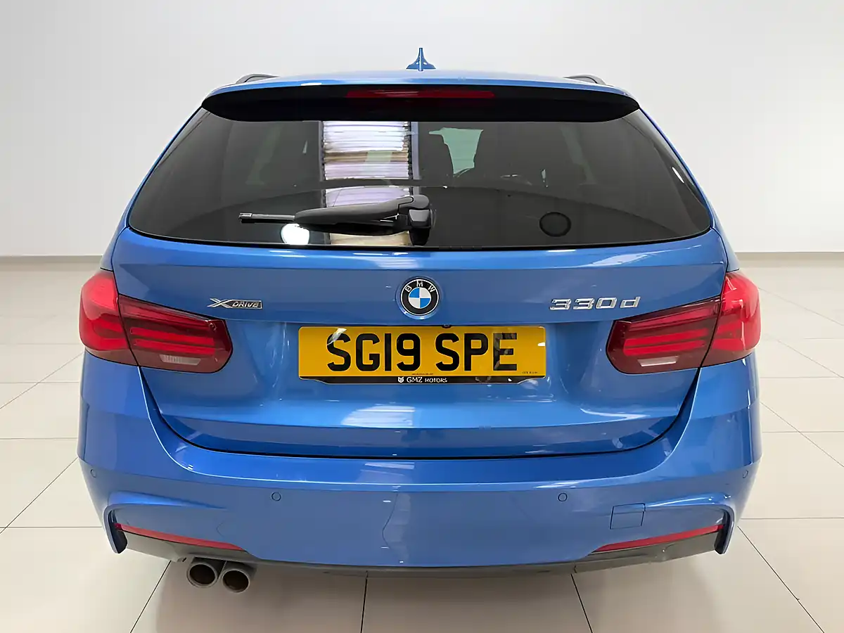 Used 2019 BMW 3 Series M Sport Shadow Edition Estoril Blue - Interior and Exterior details 8