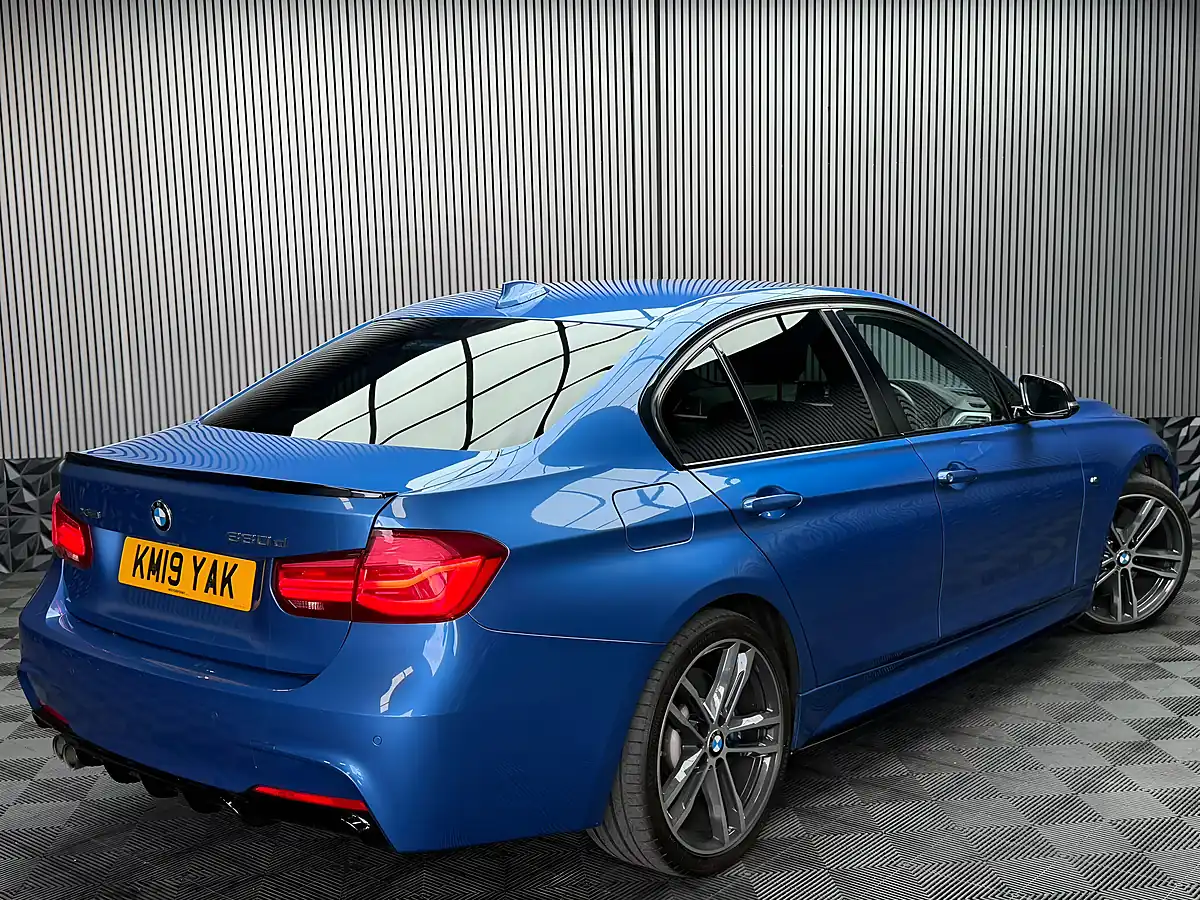 Used 2019 BMW 3 Series M Sport Shadow Edition Estoril Blue - Interior and Exterior details 11