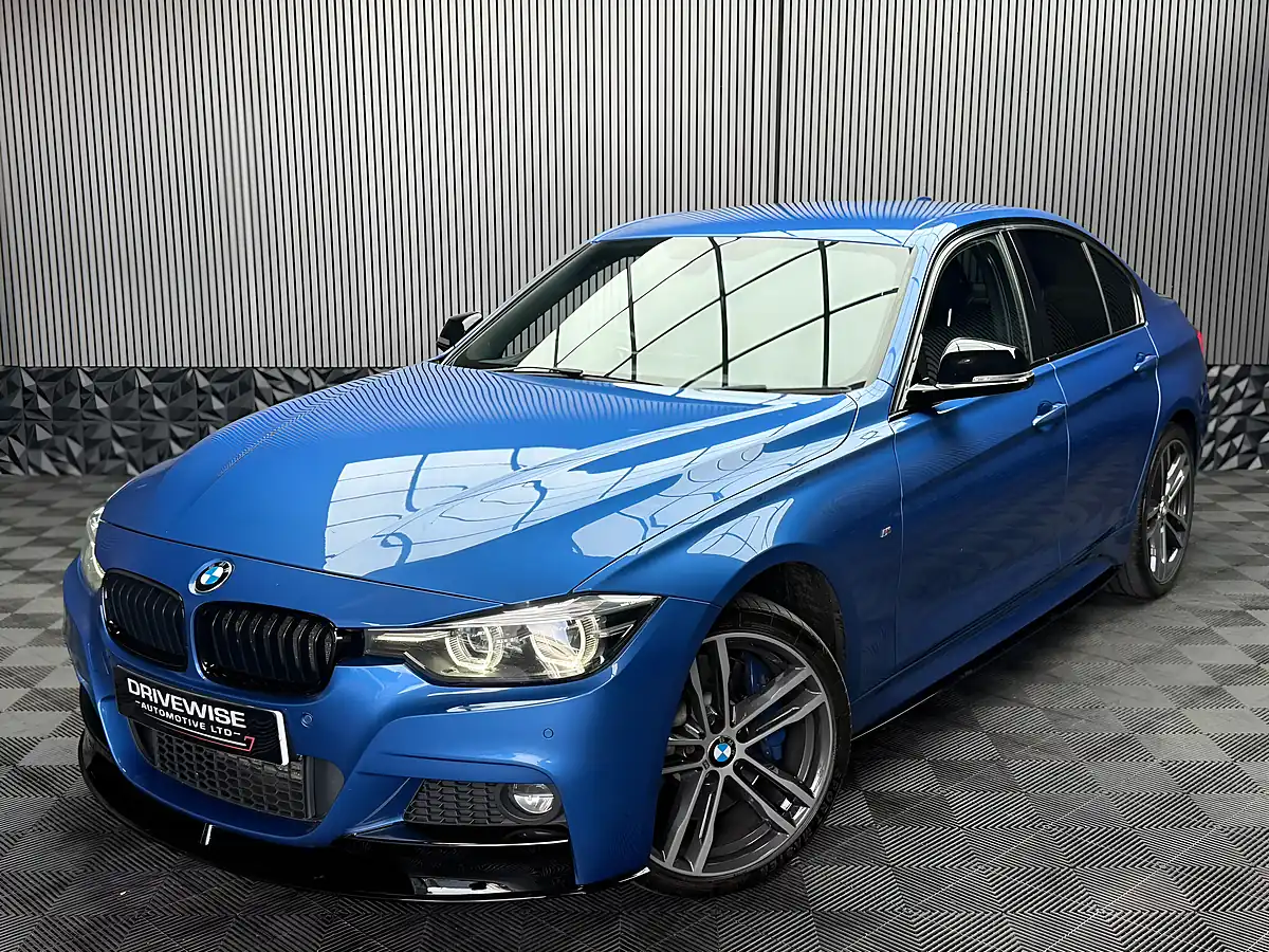 Used 2019 BMW 3 Series M Sport Shadow Edition Estoril Blue - Interior and Exterior details 3