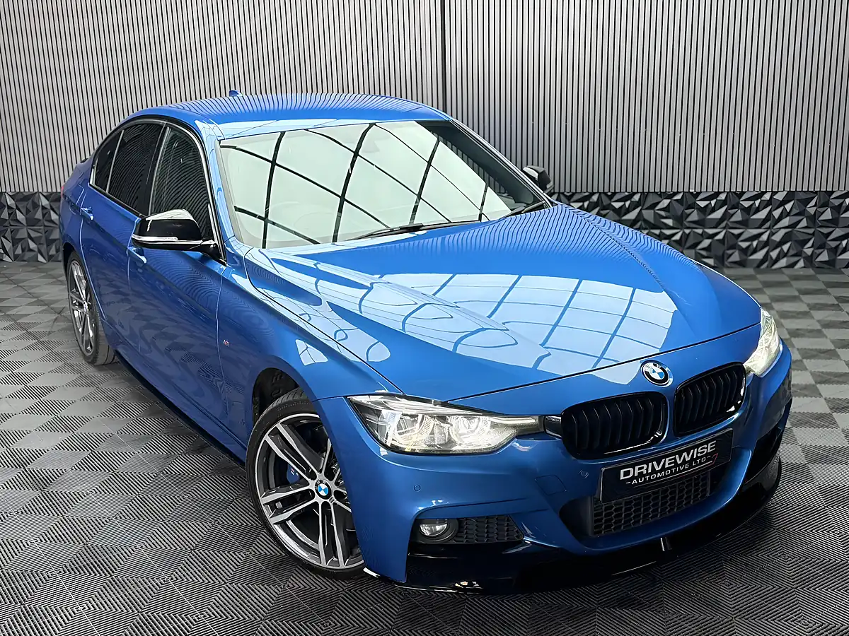 Used 2019 BMW 3 Series M Sport Shadow Edition Estoril Blue - Interior and Exterior details 6