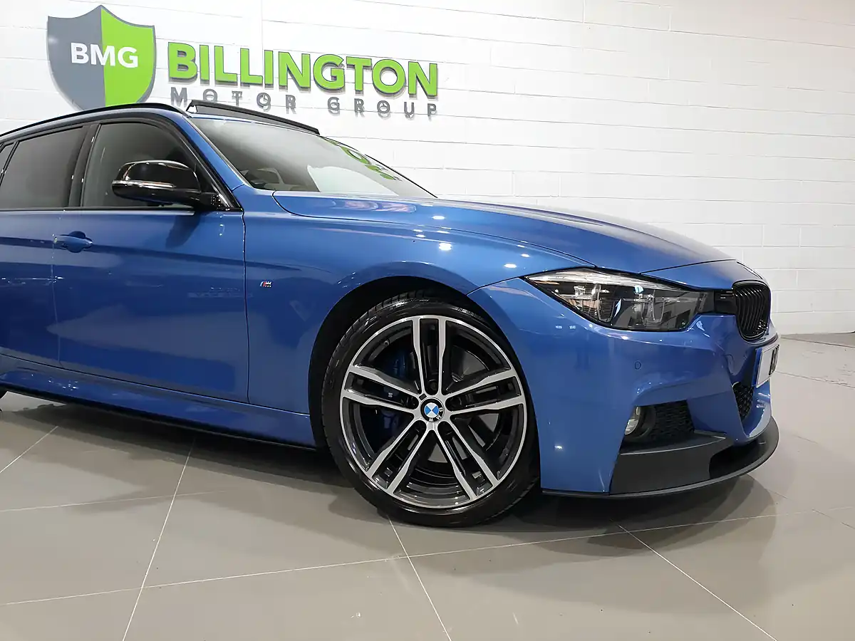 Used 2019 BMW 3 Series M Sport Shadow Edition Touring Blue - Interior and Exterior details 12
