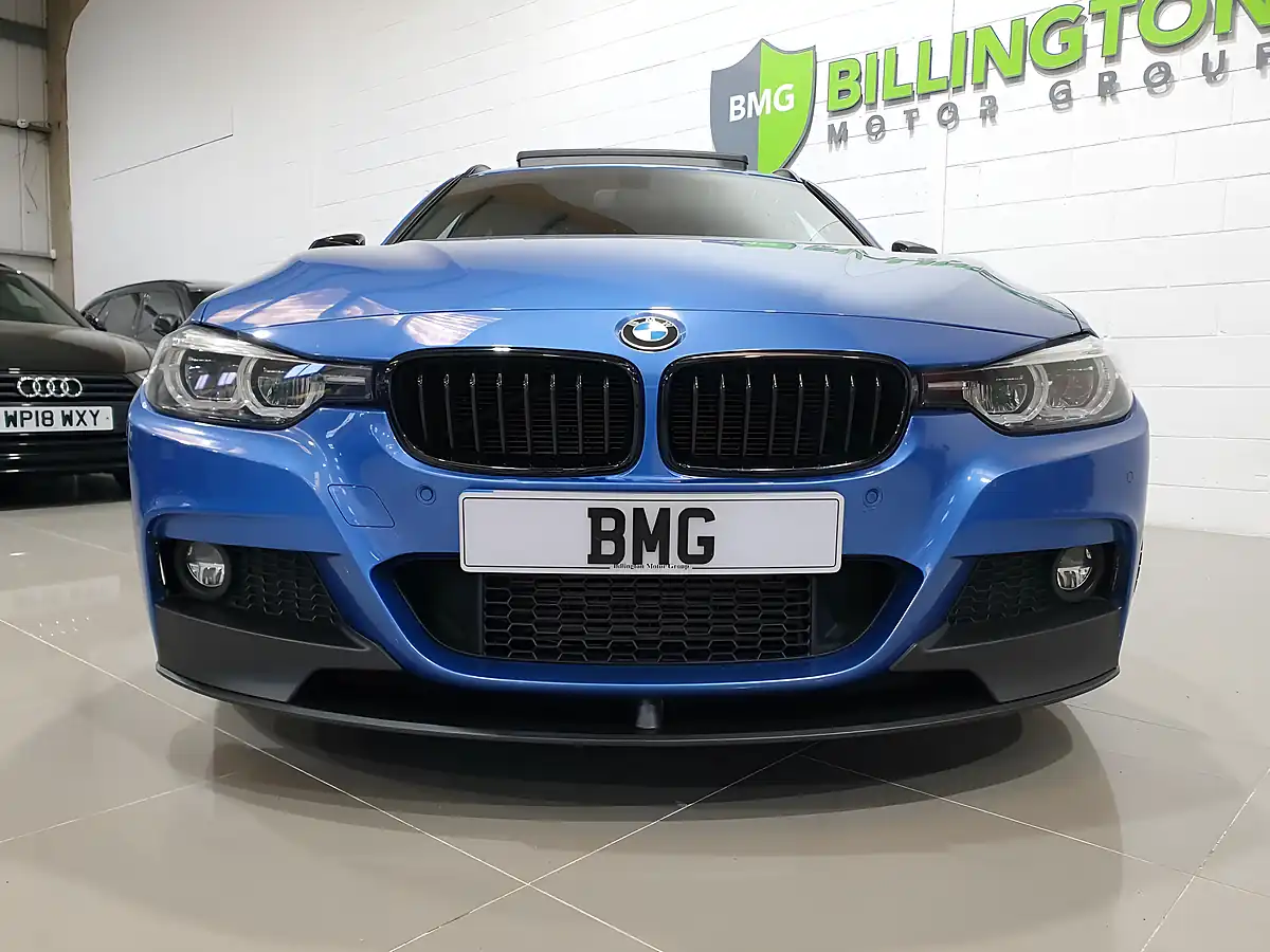 Used 2019 BMW 3 Series M Sport Shadow Edition Touring Blue - Interior and Exterior details 14