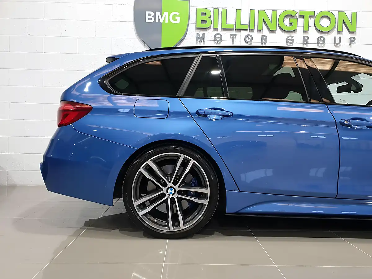Used 2019 BMW 3 Series M Sport Shadow Edition Touring Blue - Interior and Exterior details 16