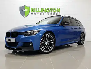 Used 2019 BMW 3 Series M Sport Shadow Edition Touring Blue - Interior and Exterior details 3