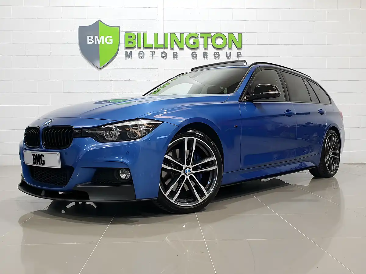Used 2019 BMW 3 Series M Sport Shadow Edition Touring Blue - Interior and Exterior details 3
