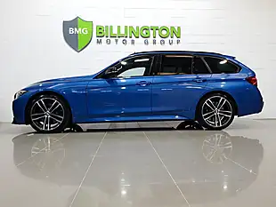 Used 2019 BMW 3 Series M Sport Shadow Edition Touring Blue - Interior and Exterior details 4