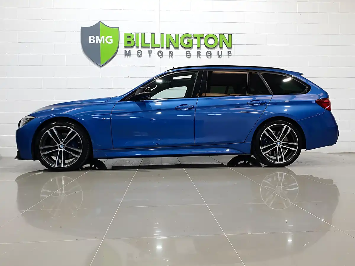 Used 2019 BMW 3 Series M Sport Shadow Edition Touring Blue - Interior and Exterior details 4
