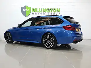 Used 2019 BMW 3 Series M Sport Shadow Edition Touring Blue - Interior and Exterior details 5