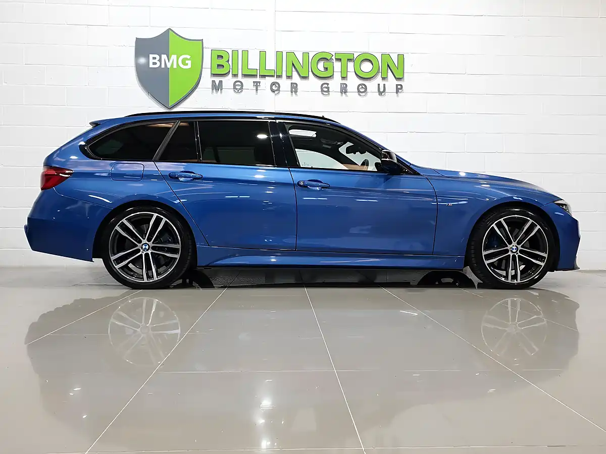 Used 2019 BMW 3 Series M Sport Shadow Edition Touring Blue - Interior and Exterior details 8