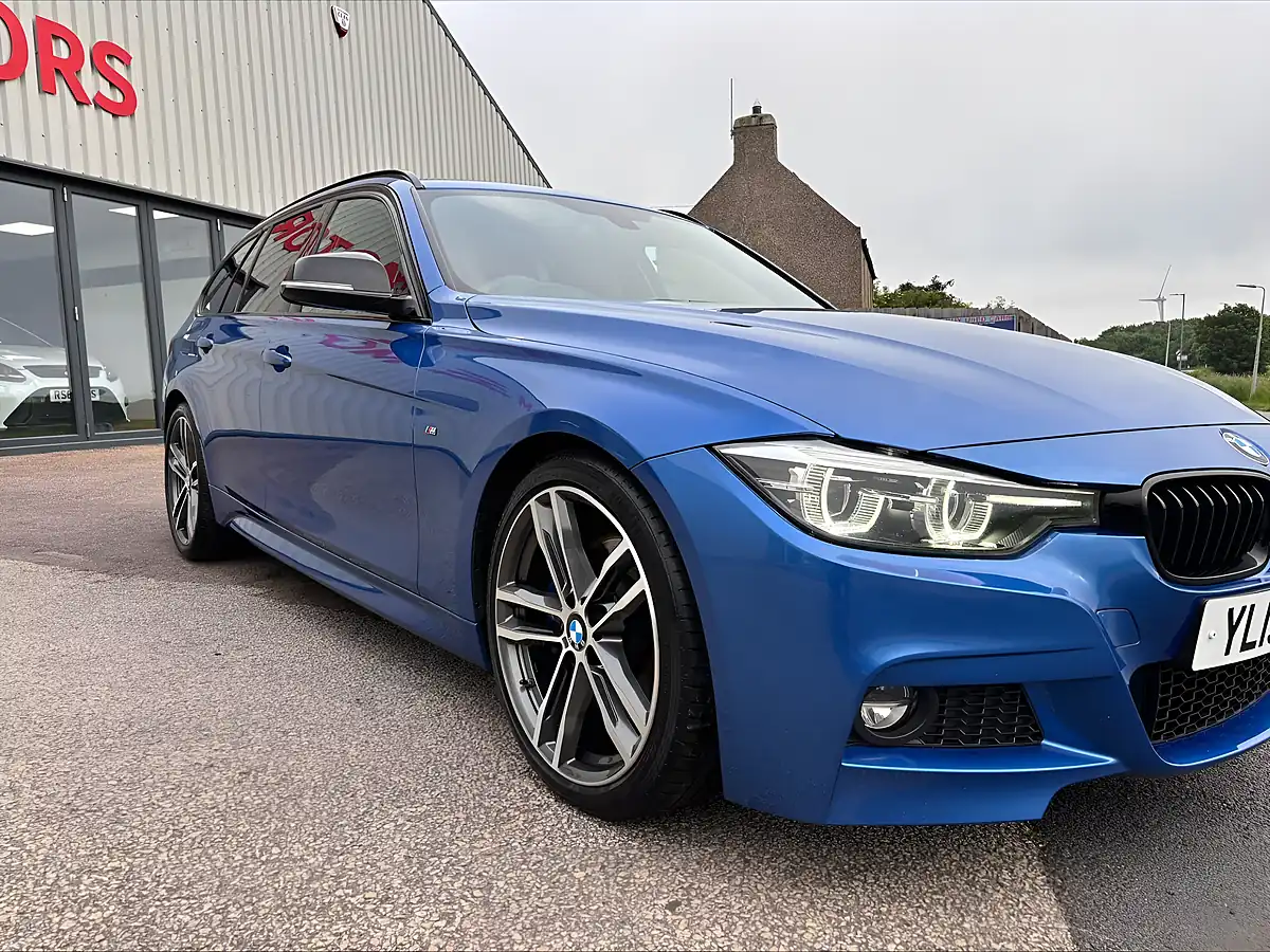 Used 2019 BMW 3 Series M Sport Shadow Edition Touring Blue - Interior and Exterior details 2