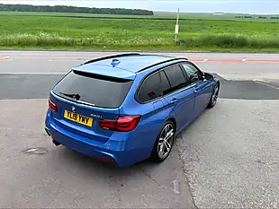 Used 2019 BMW 3 Series M Sport Shadow Edition Touring Blue - Interior and Exterior details 4