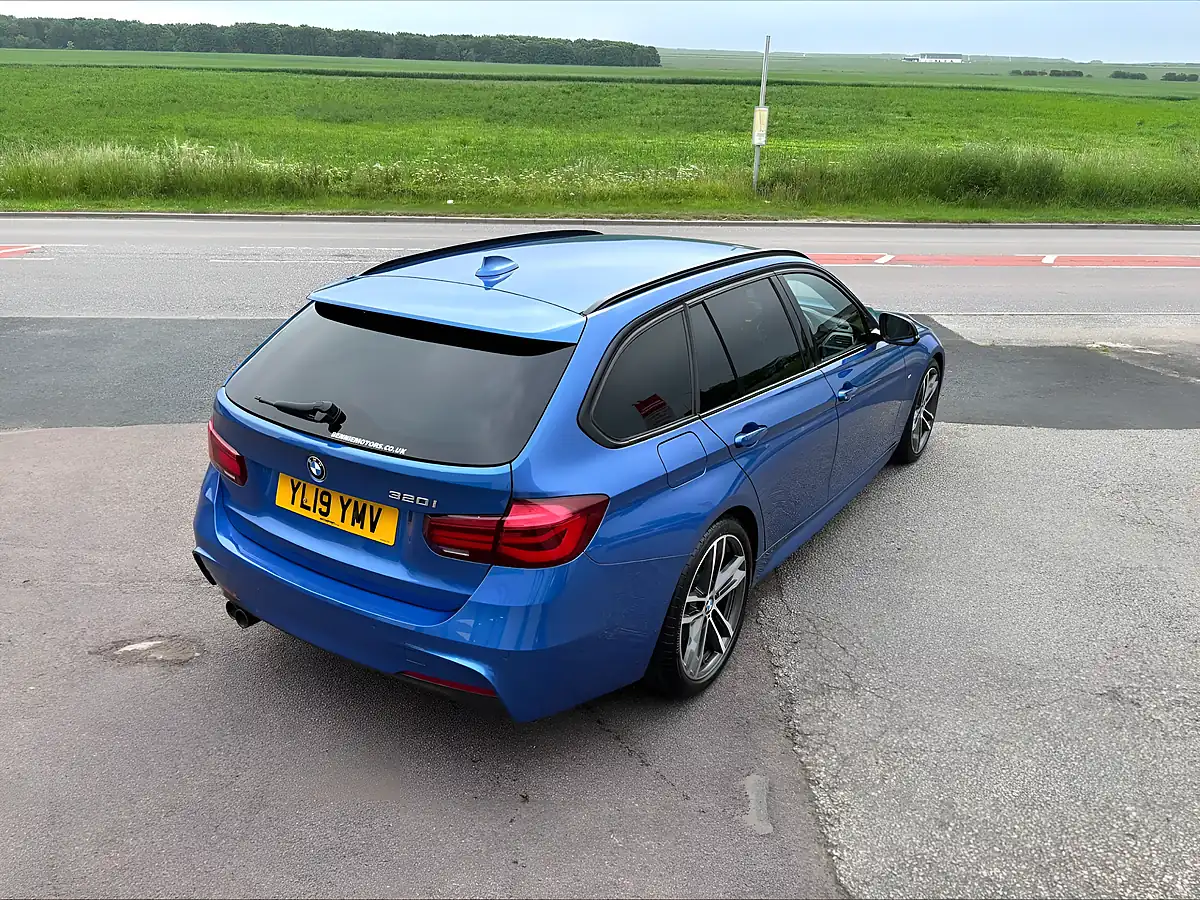 Used 2019 BMW 3 Series M Sport Shadow Edition Touring Blue - Interior and Exterior details 4