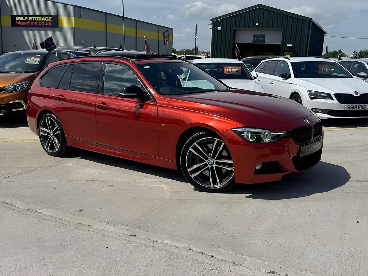 Used 2019 BMW 3 Series M Sport Shadow Edition Touring Orange - Interior and Exterior details 2
