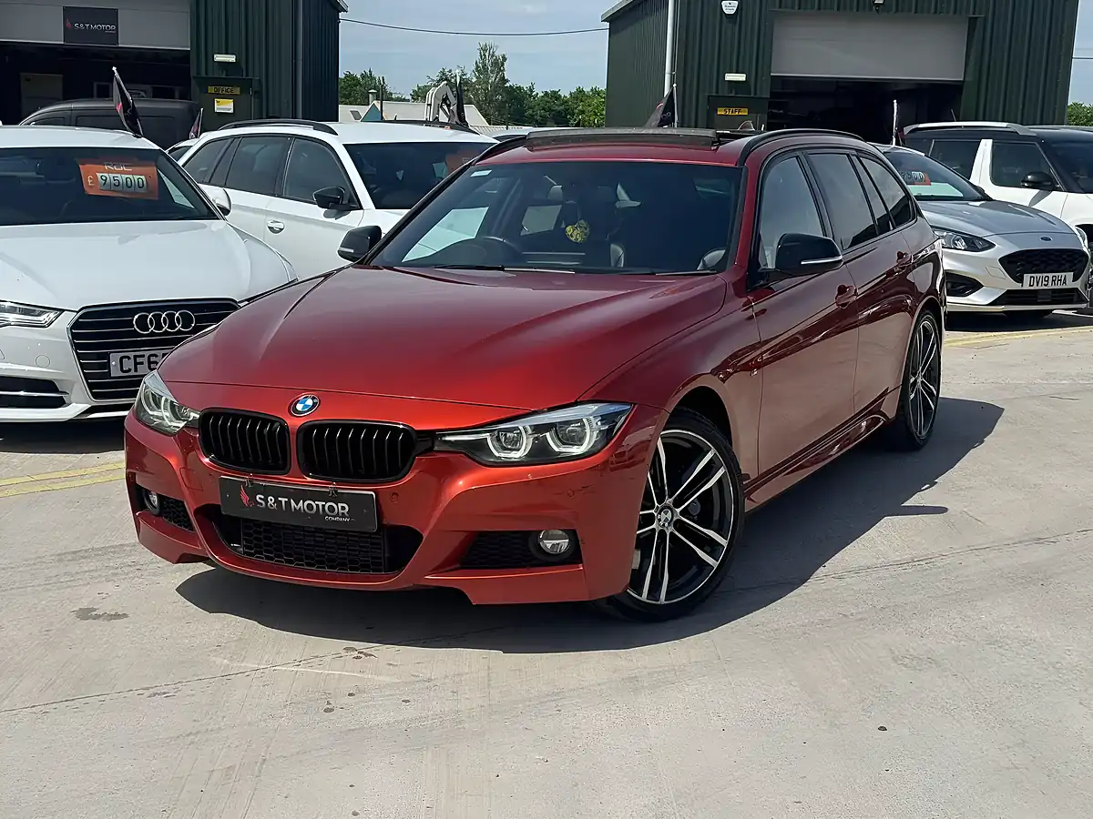 Used 2019 BMW 3 Series M Sport Shadow Edition Touring Orange - Interior and Exterior details 6