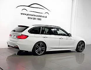 Used 2019 BMW 3 Series M Sport Shadow Edition Touring White - Interior and Exterior details 10