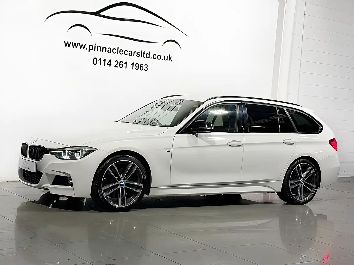 Used 2019 BMW 3 Series M Sport Shadow Edition Touring White - Interior and Exterior details 4