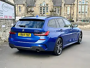 Used 2019 BMW 3 Series M Sport Touring Portimao Blue - Interior and Exterior details 11