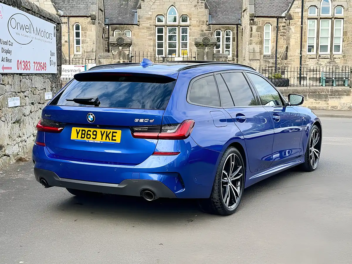 Used 2019 BMW 3 Series M Sport Touring Portimao Blue - Interior and Exterior details 11