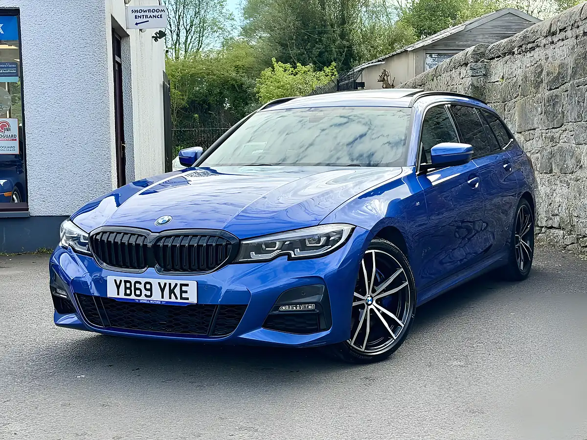 Used 2019 BMW 3 Series M Sport Touring Portimao Blue - Interior and Exterior details 4