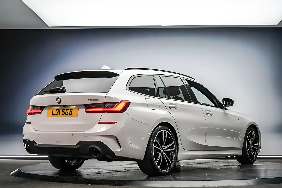 Used 2019 BMW 3 Series M Sport Touring White - Interior and Exterior details 3