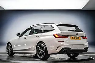 Used 2019 BMW 3 Series M Sport Touring White - Interior and Exterior details 7