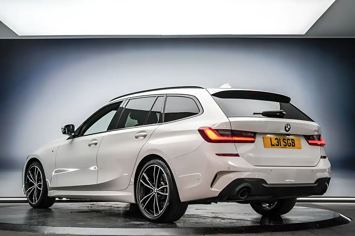 Used 2019 BMW 3 Series M Sport Touring White - Interior and Exterior details 7