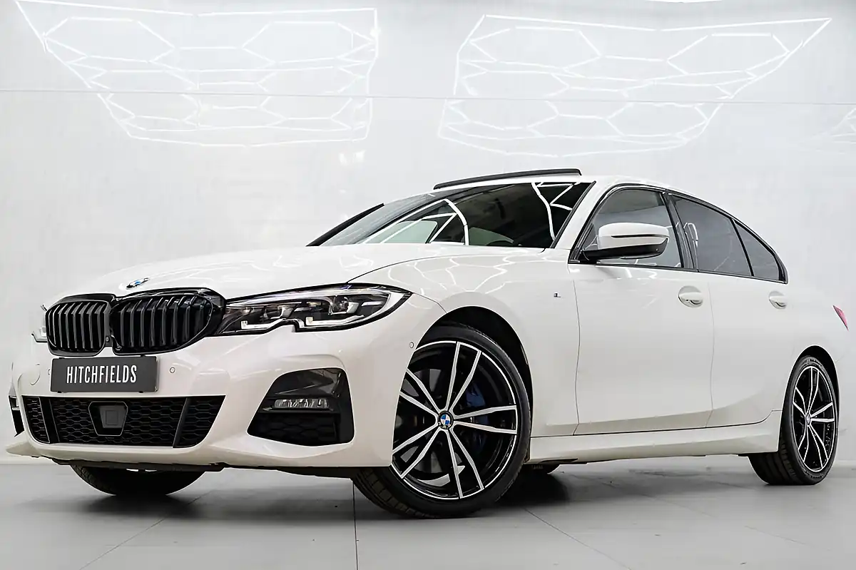 Used 2019 BMW 3 Series M Sport White - Interior and Exterior details 4
