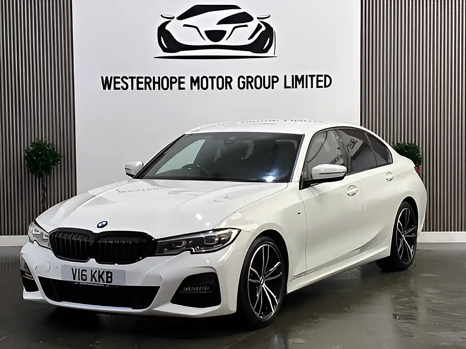 Used 2019 BMW 3 Series M Sport White - Interior and Exterior details 10