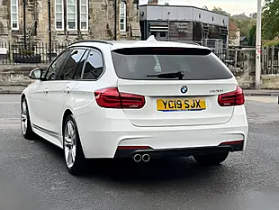Used 2019 BMW 3 Series M Sport White - Interior and Exterior details 11