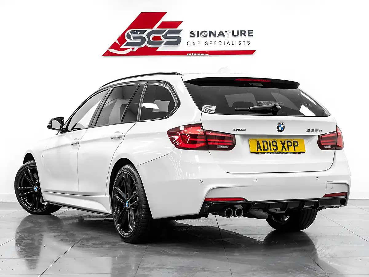 Used 2019 BMW 335d M Sport Shadow Edition Alpine White - Interior and Exterior details 3
