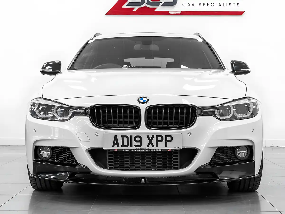 Used 2019 BMW 335d M Sport Shadow Edition Alpine White - Interior and Exterior details 5