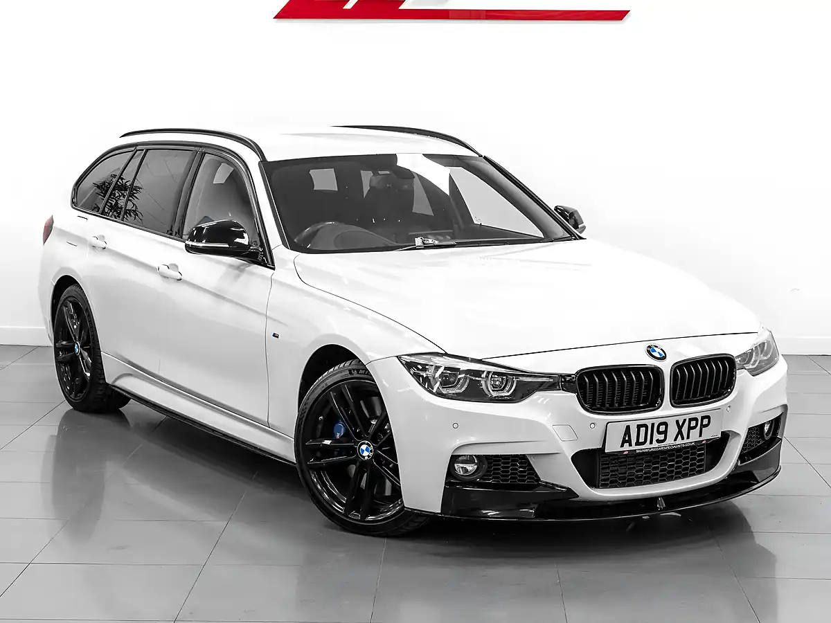 Used 2019 BMW 335d M Sport Shadow Edition Alpine White - Interior and Exterior details 7