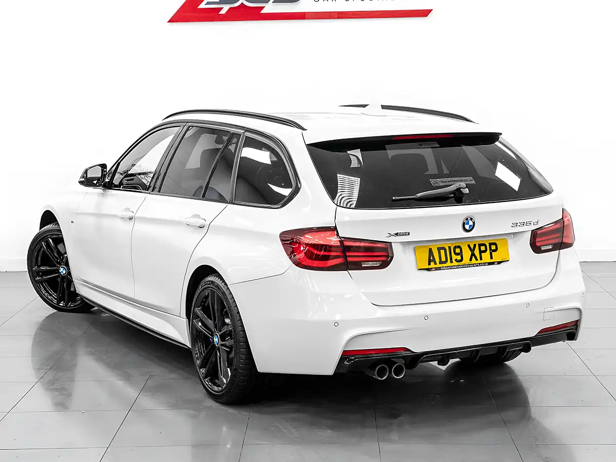 Used 2019 BMW 335d M Sport Shadow Edition Alpine White - Interior and Exterior details 8