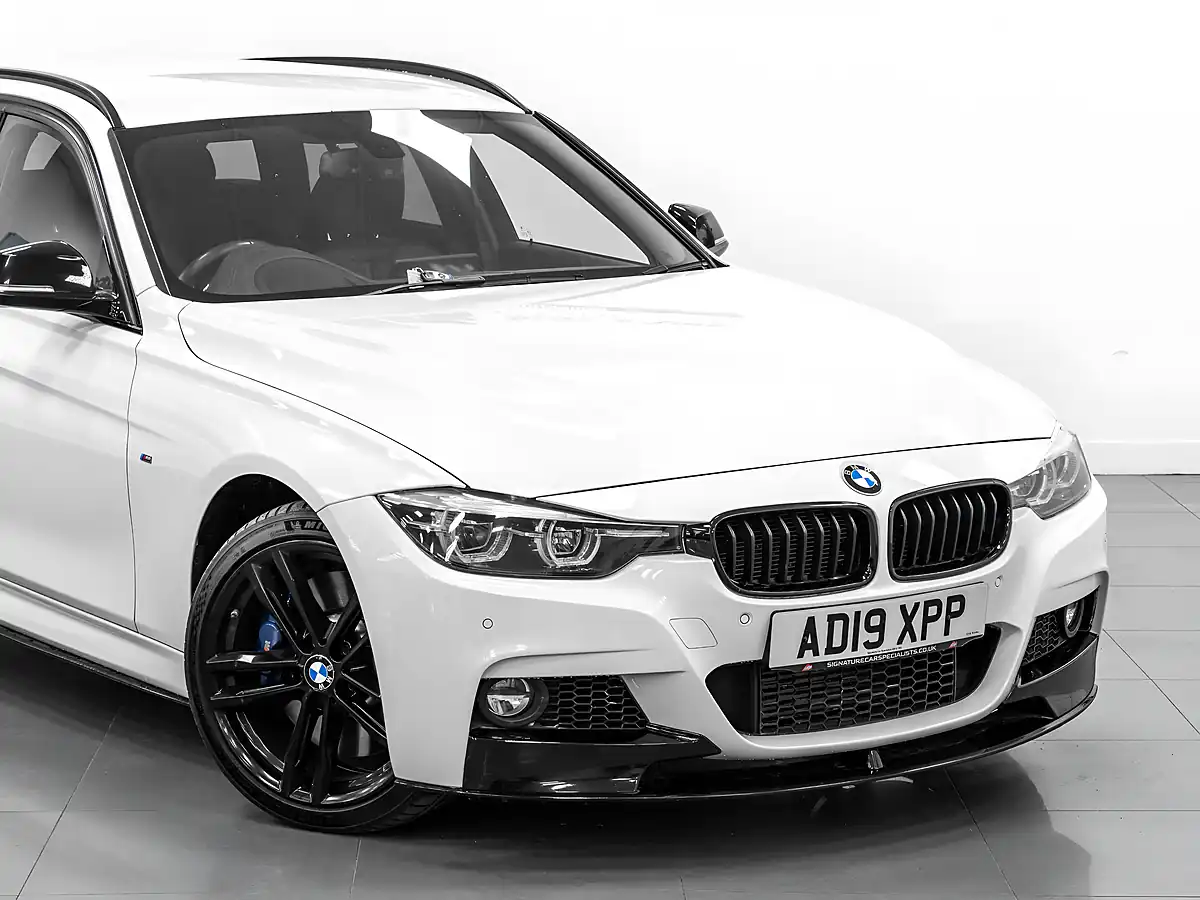 Used 2019 BMW 335d M Sport Shadow Edition Alpine White - Interior and Exterior details 9