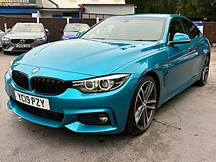 Used 2019 BMW 4 Series Gran Coupe M Sport Blue - Interior and Exterior details 11