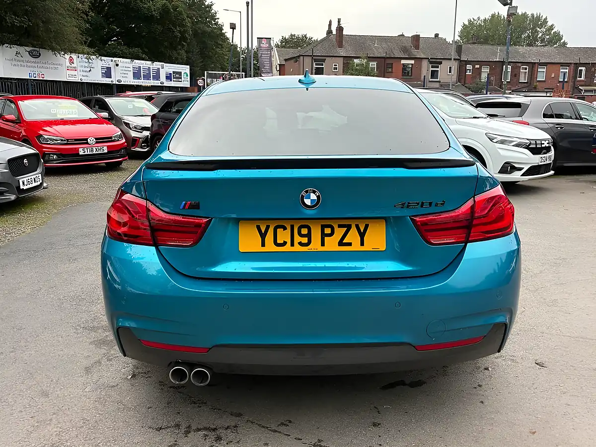 Used 2019 BMW 4 Series Gran Coupe M Sport Blue - Interior and Exterior details 12