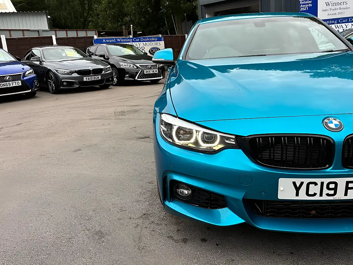 Used 2019 BMW 4 Series Gran Coupe M Sport Blue - Interior and Exterior details 4