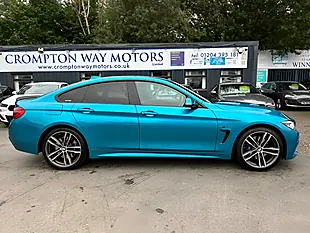 Used 2019 BMW 4 Series Gran Coupe M Sport Blue - Interior and Exterior details 6