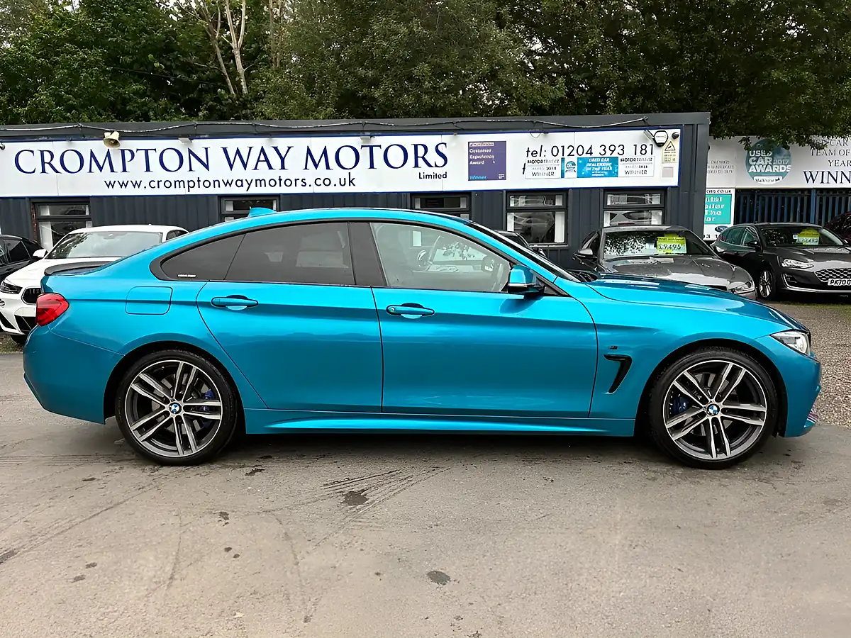 Used 2019 BMW 4 Series Gran Coupe M Sport Blue - Interior and Exterior details 6