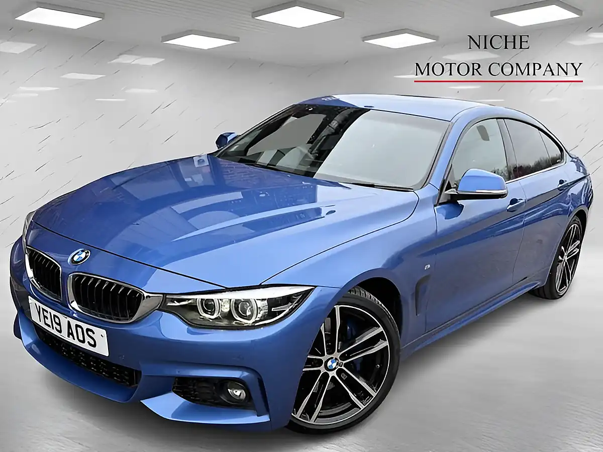 Used 2019 BMW 4 Series Gran Coupe M Sport Estoril Blue Metallic - Interior and Exterior details 4