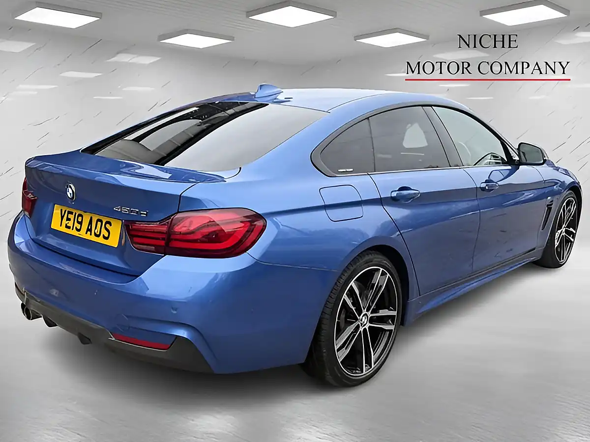 Used 2019 BMW 4 Series Gran Coupe M Sport Estoril Blue Metallic - Interior and Exterior details 5