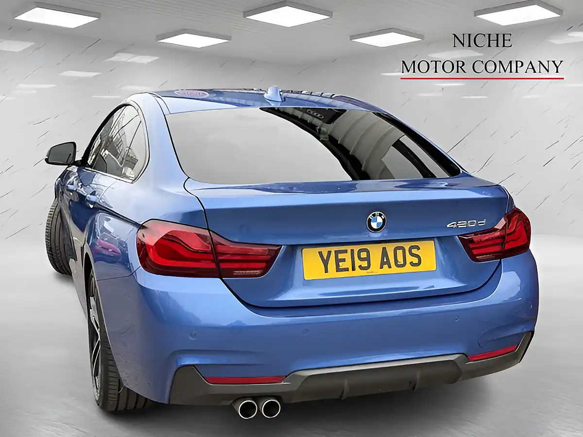 Used 2019 BMW 4 Series Gran Coupe M Sport Estoril Blue Metallic - Interior and Exterior details 6