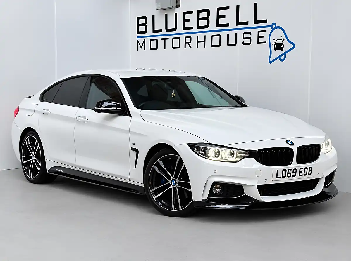 Used 2019 BMW 4 Series Gran Coupe M Sport White - Front View