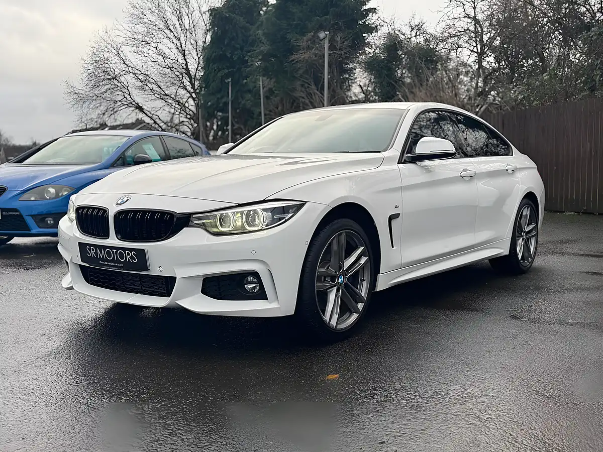 Used 2019 BMW 4 Series Gran Coupe M Sport White - Interior and Exterior details 3