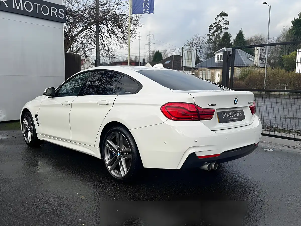 Used 2019 BMW 4 Series Gran Coupe M Sport White - Interior and Exterior details 4