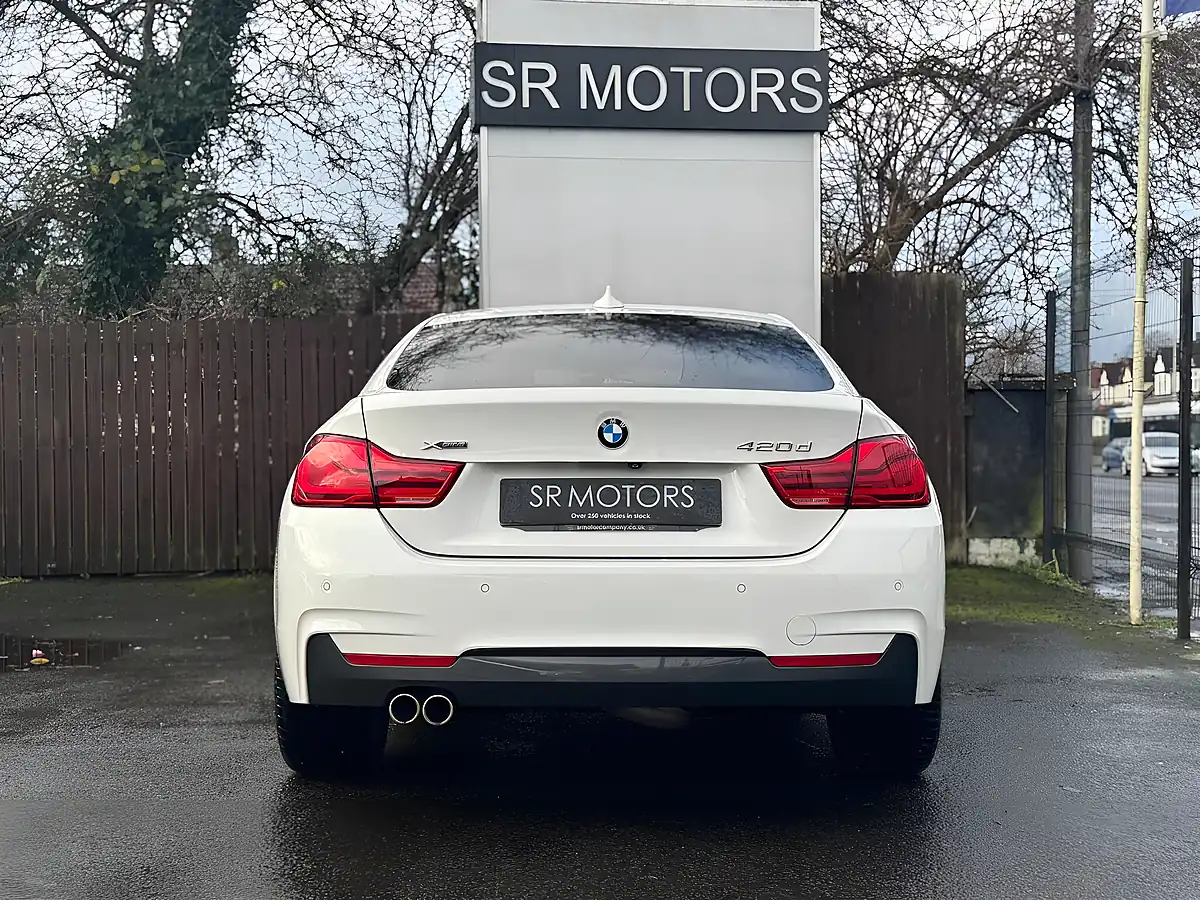Used 2019 BMW 4 Series Gran Coupe M Sport White - Interior and Exterior details 5